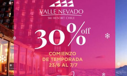 APERTURA DE TEMPORADA EN VALLE NEVADO!!!
Aprovechá con OTE SKI un 30% de descuen…