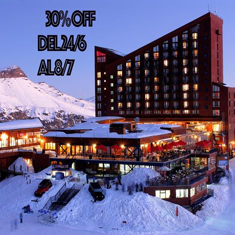 ¡ULTIMO MOMENTO! Promo Apertura de Temporada Valle Nevado Ski Resort! 

30% OFF …