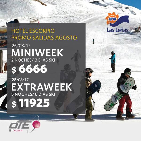 Muchísima nieve en  #lasleñas ⠀
y vos las podes disfrutar en  #HotelEscorpio con…