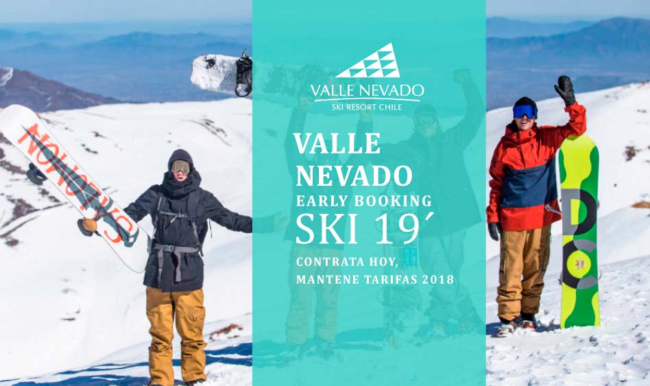 Valle Nevado Early Booking SKI 2019