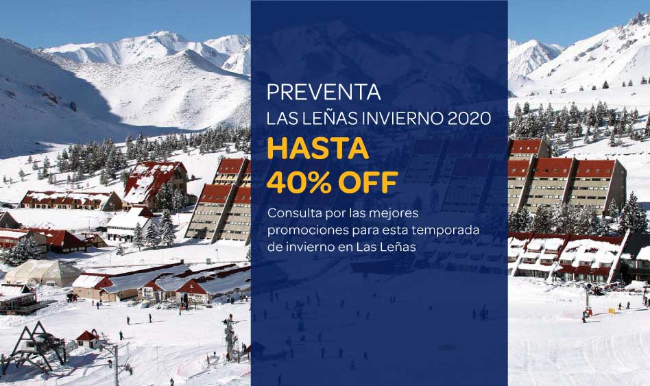 Ski Las Leñas Invierno 2020 – Hasta 40% OFF